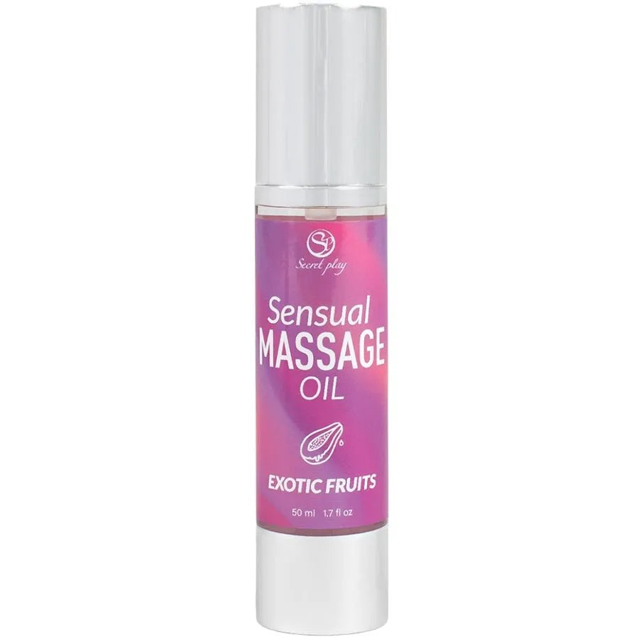 huile massage exotique hydratante érotique satinée peau couple sensuelle fruitée envoûtante glissante nourrissante luxueuse truffe noire tournesol flacon