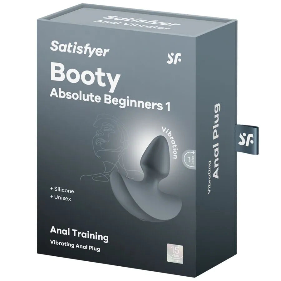 Plug anal vibrant Satisfyer Absolute Beginners 1 initiation douce stimulation prostatique silicone médical hypoallergénique dimensions compactes design ergonomique fonctionnalités pratiques