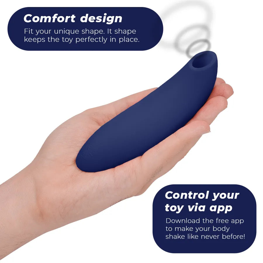 Stimulateur clitoridien ergonomique bleu minuit silicone couples technologie Air Pleasure