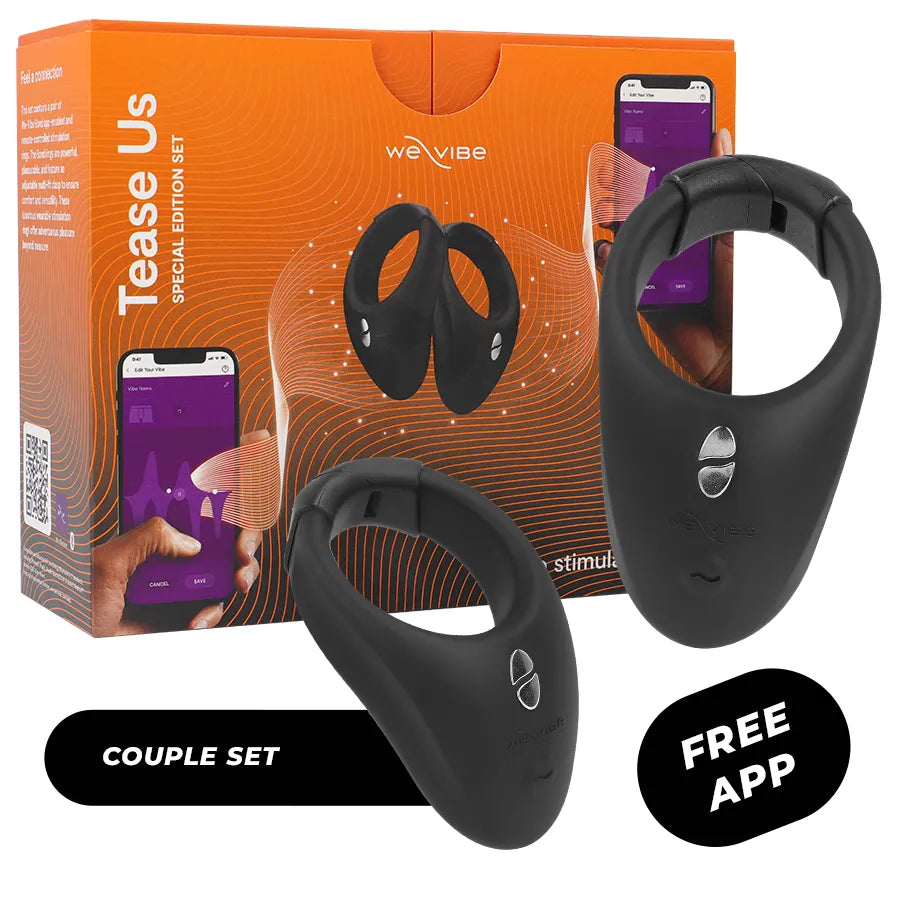 WE-VIBE TEASE US SET BOND ANNEAUX STIMULATION APPLICATION COUPLES SILICONE