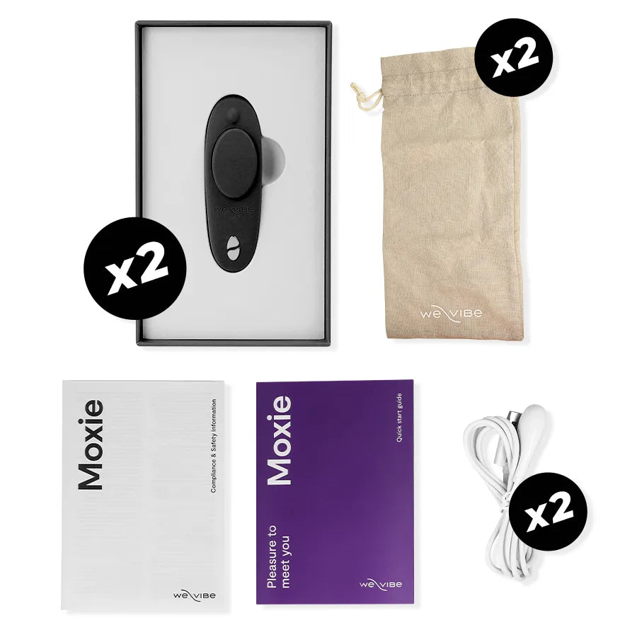 Vibrateurs portables couples contrôlés application préliminaires silicone We-Vibe Moxie