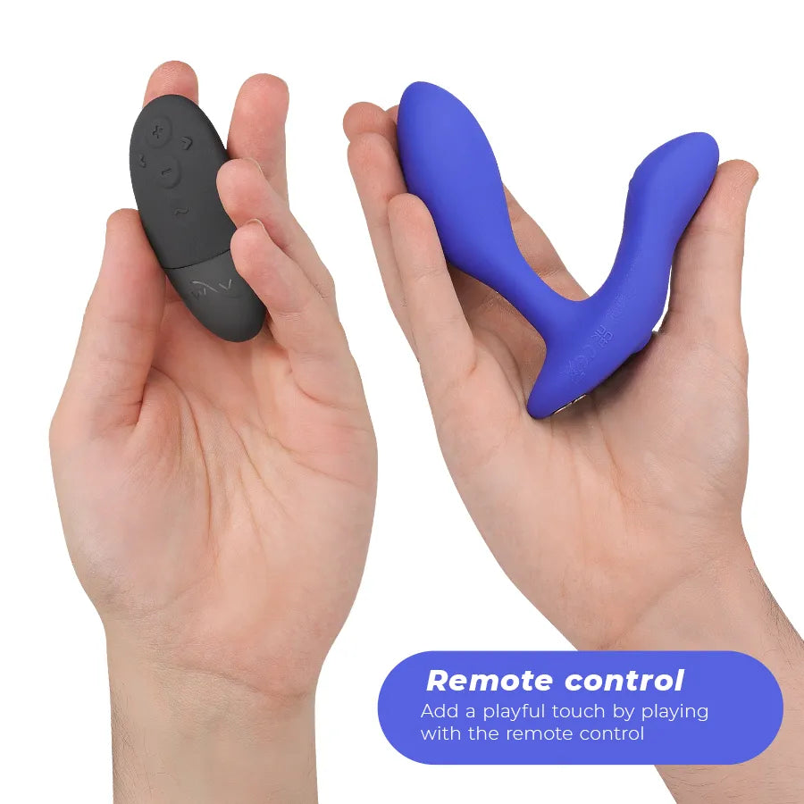 Masseur prostate vibrant étanche silicone biocompatible rechargeable USB télécommande mobile connectée stimulation double périnée tête réglable base flexible autonomie prolongée