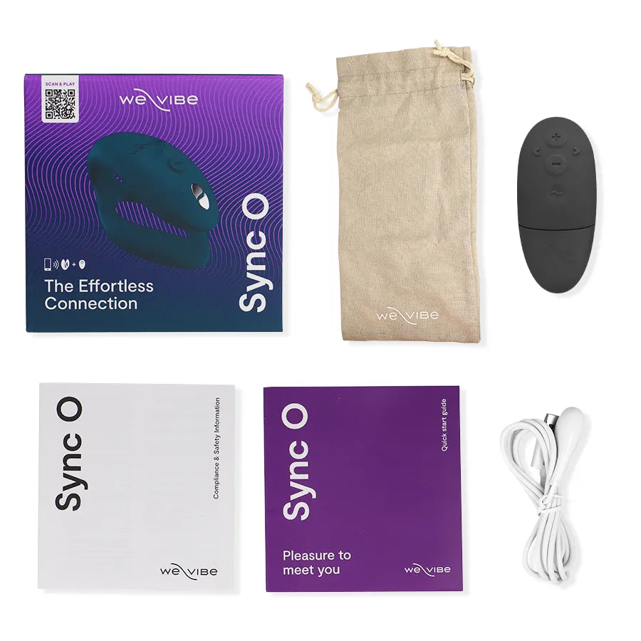 Vibromasseur couples ajustable silicone rechargeable télécommande vert foncé We-Vibe Sync