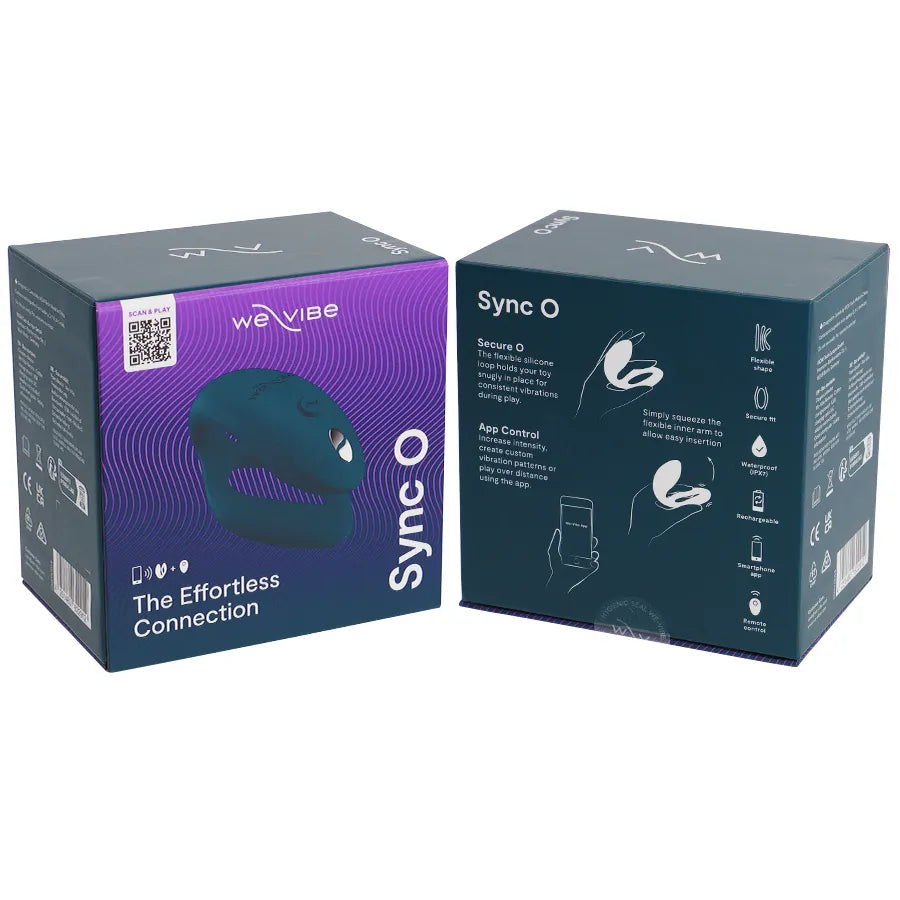 Vibromasseur couples ajustable silicone rechargeable télécommande vert foncé We-Vibe Sync
