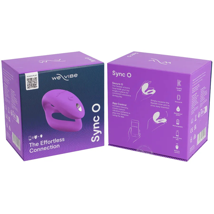 Vibromasseur pour couples We-Vibe Sync O étanche rechargeable contrôle à distance