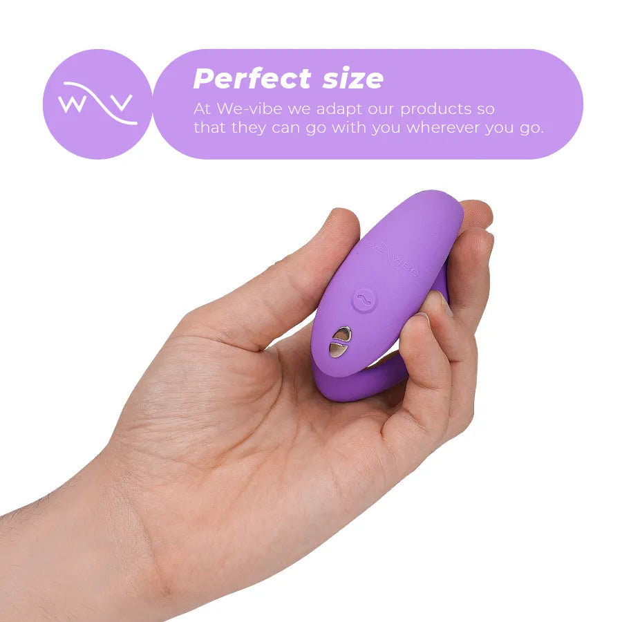 Vibromasseur pour couples We-Vibe Sync O étanche rechargeable contrôle à distance