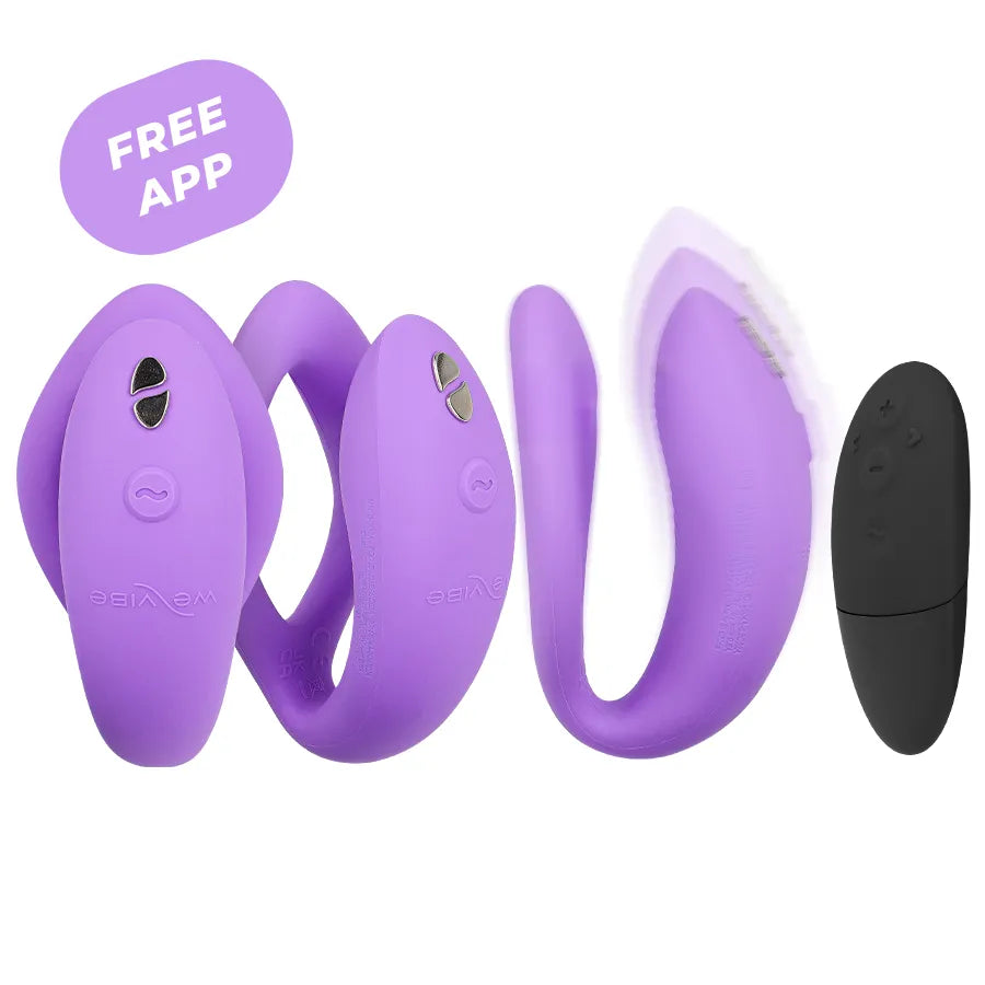 Vibromasseur pour couples We-Vibe Sync O étanche rechargeable contrôle à distance