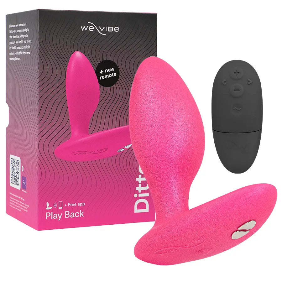 Plug anal vibrant silicone rechargeable étanche télécommande application We-Vibe