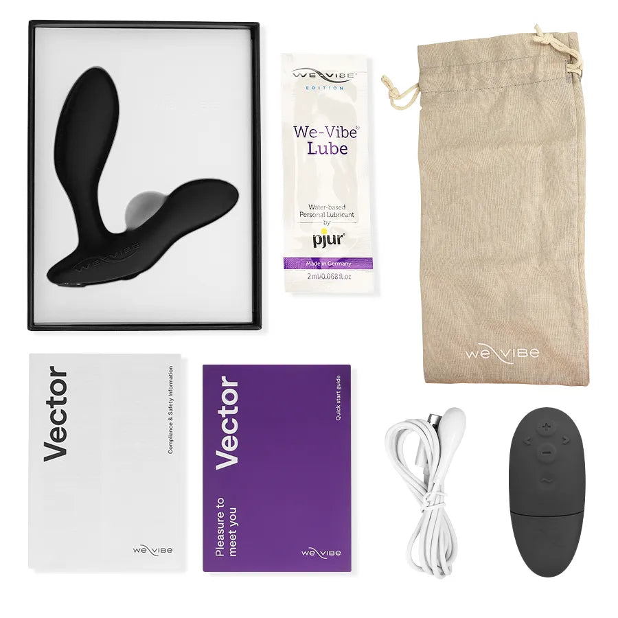 Plug anal vibrant silicone étanche rechargeable télécommande We-Vibe Ditto+ noir