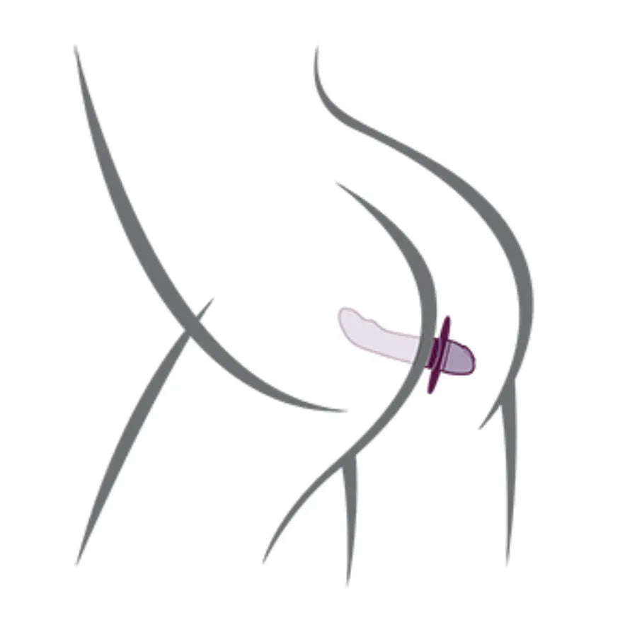 Vibromasseur prostatique débutant silicone étanche 10 vitesses sécurité contrôle noir