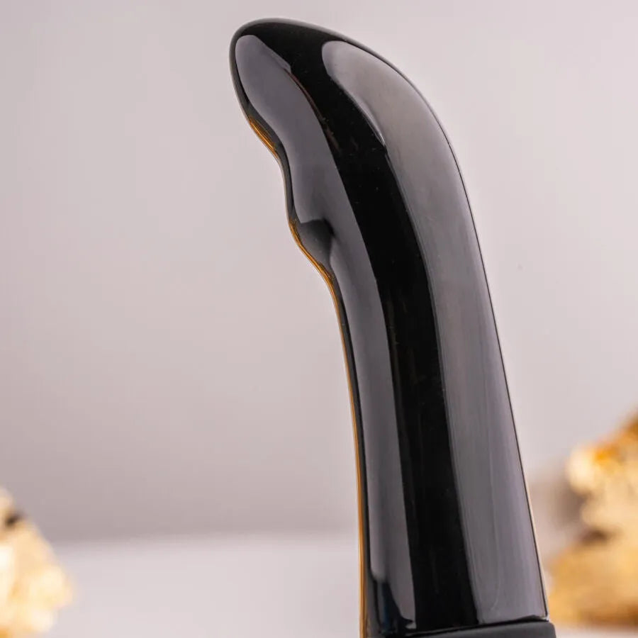 Vibromasseur prostatique débutant silicone étanche 10 vitesses sécurité contrôle noir