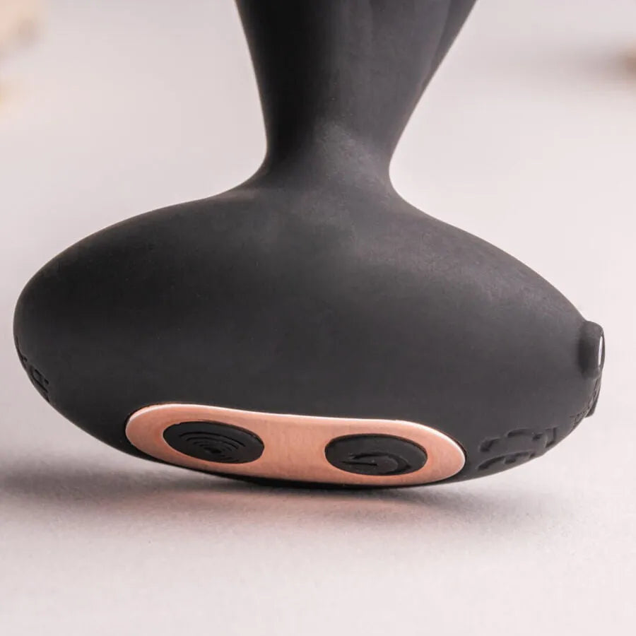 Plug anal silicone télécommande étanche vibrations multiples élégance discrétion stimulation