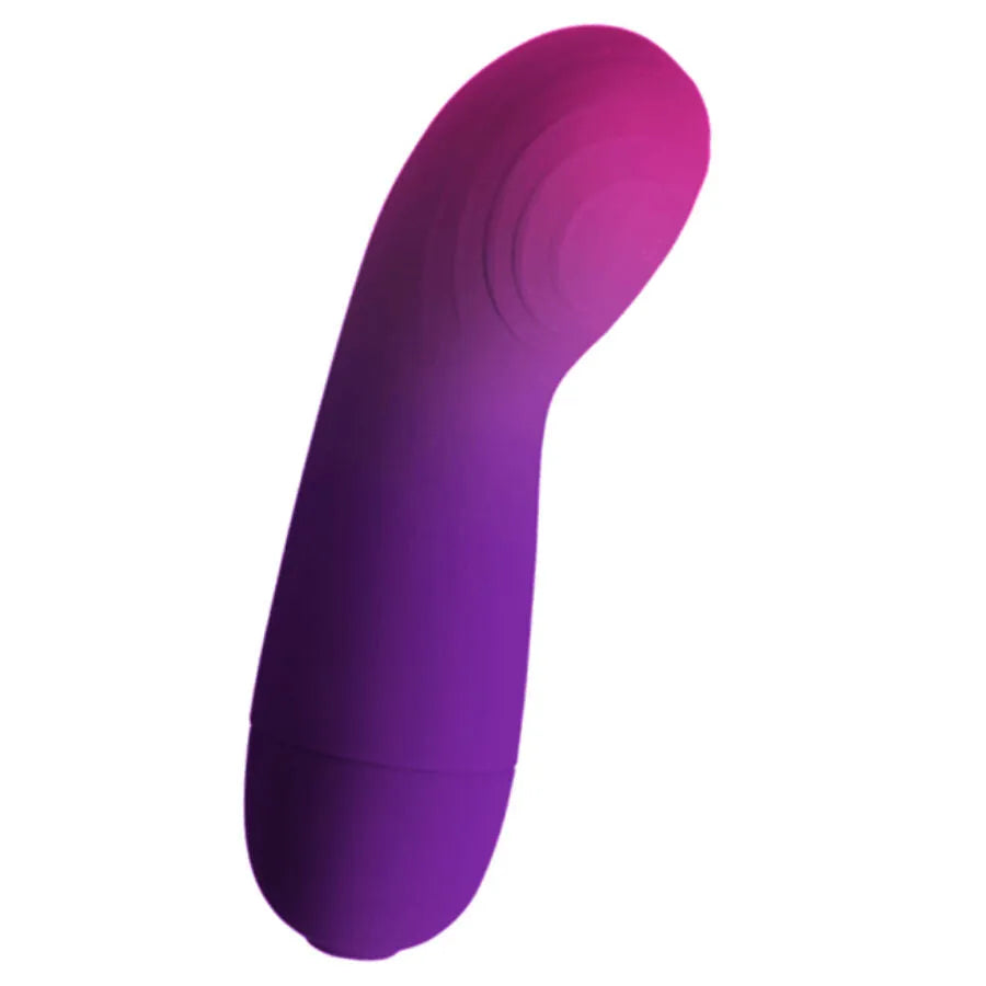 Vibromasseur G-Spot Clitoris Compact Étanche Silicone Violet 10 Modes