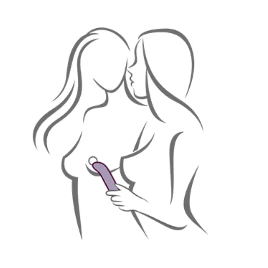 Vibromasseur puissant silicone médical stimulation point G étanche rechargeable violet