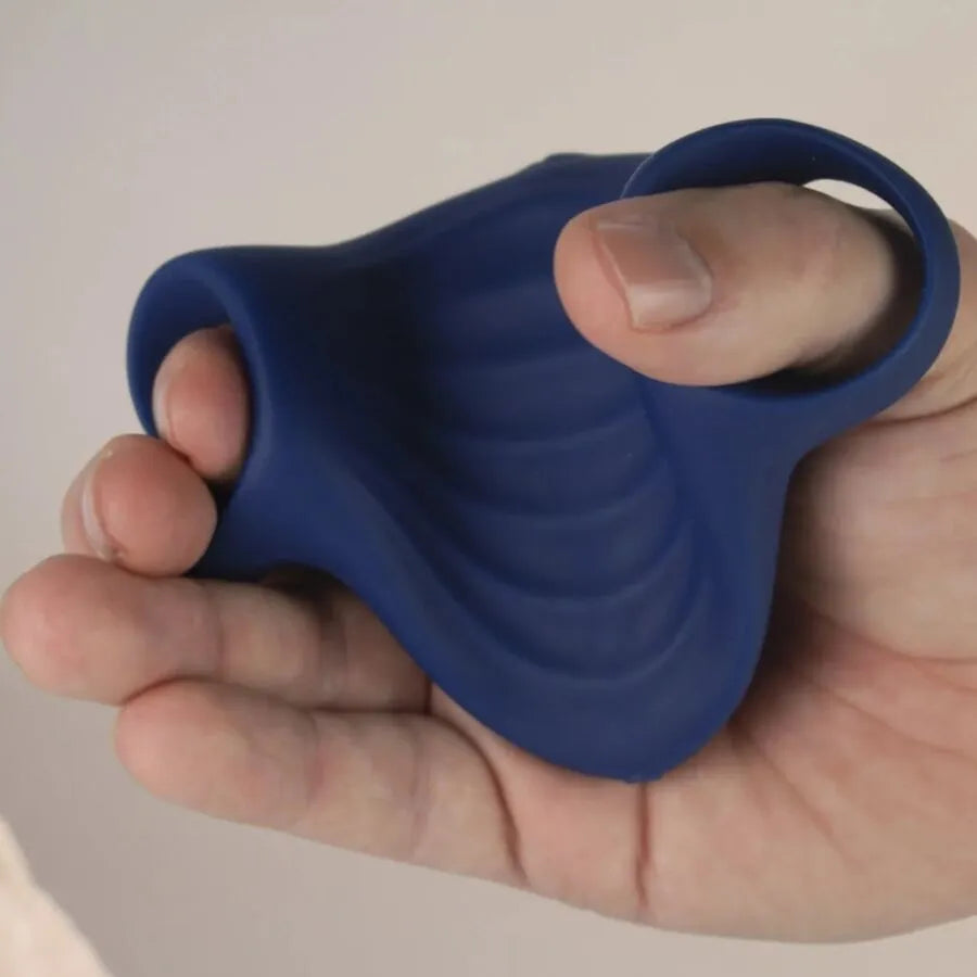masturbateur vibrant silicone flexible étanche ergonomique texturé nervuré puissant multiples modes rechargeable silencieux longueautonomie paume sécurisée compact sensations intenses