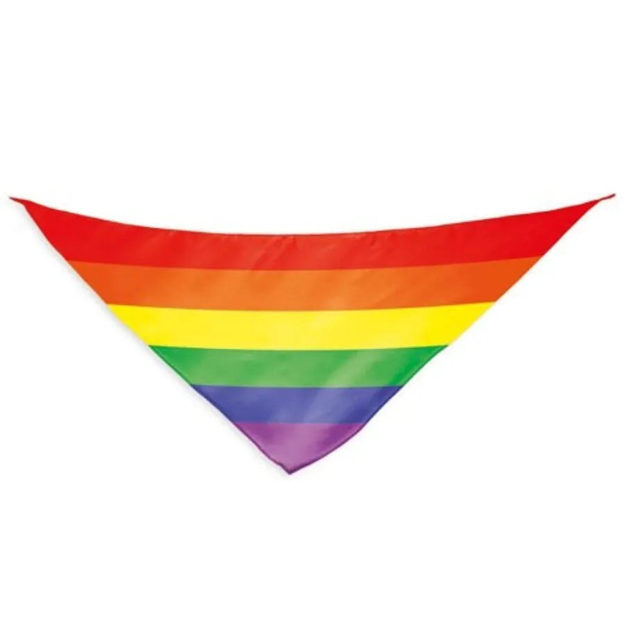 écharpe coton douce légère polyvalente élégante carrée 50x50cm multicolore drapeau LGBT fierté égalité accessoire mode confortable stylée saisonnière