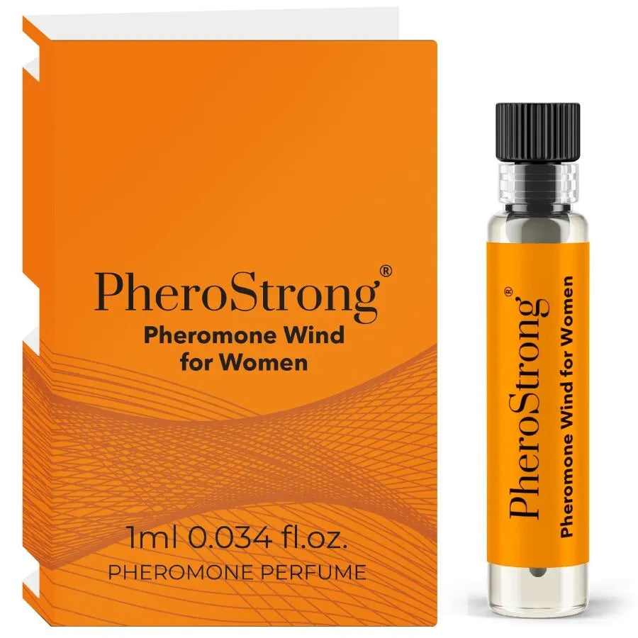 Parfum femme phéromones fraîches fruitées sensualité confiance PheroStrong Wind 1ml