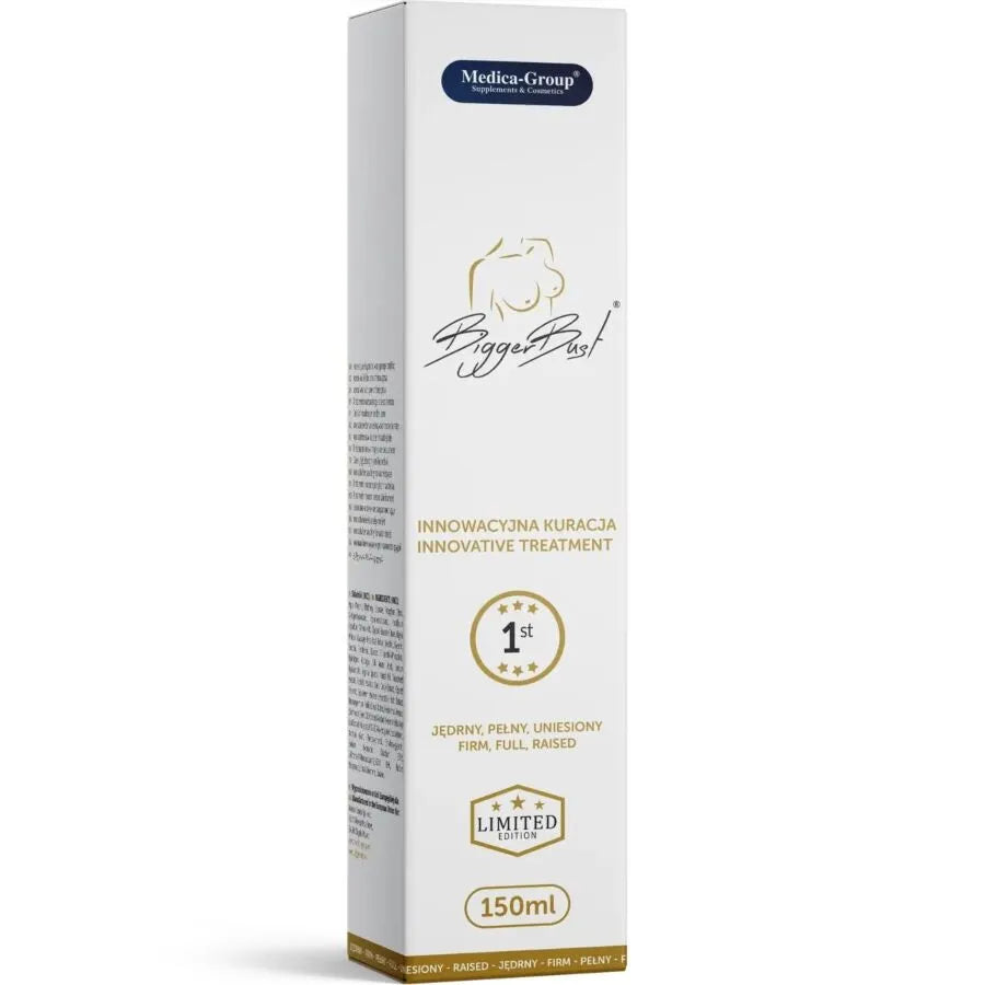 Sérum Poitrine Fermeté Volume Bigger Bust Medica Group 150ml Silicone Naturel Traitement Anti-Age