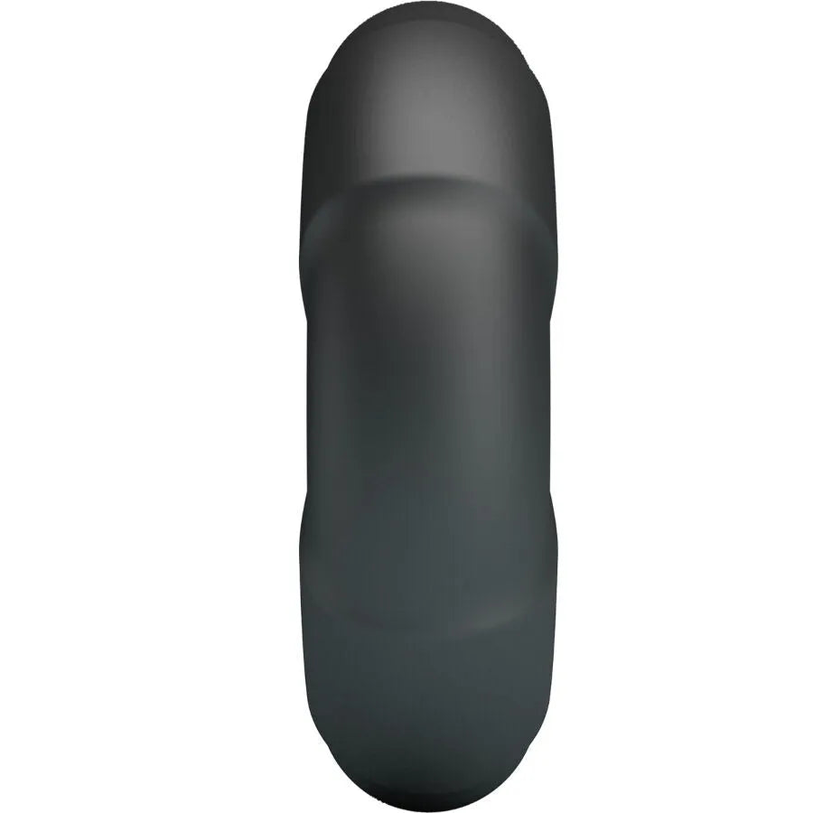 Bague en silicone noire Crazy Bull Arvell, souple, ergonomique, hypoallergénique, pour confort et maintien intime.