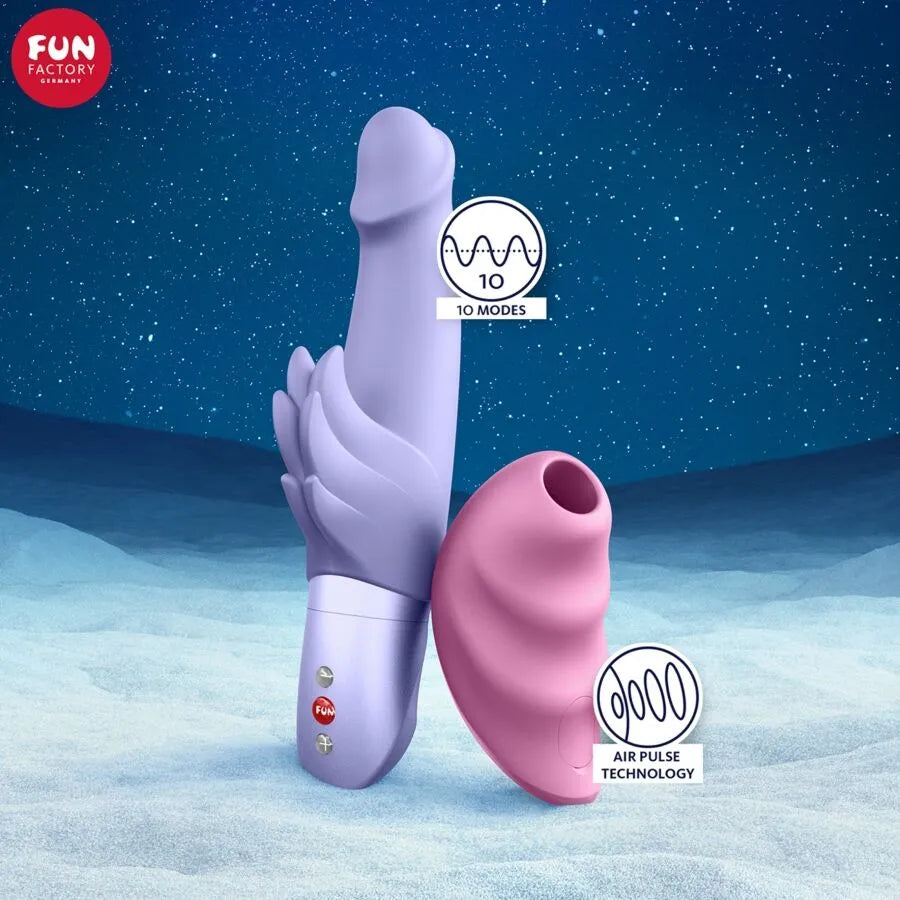 Calendrier Avent érotique Satisfyer Deluxe 2025, coffret élégant avec sextoys et accessoires sensuels, fond bleu.