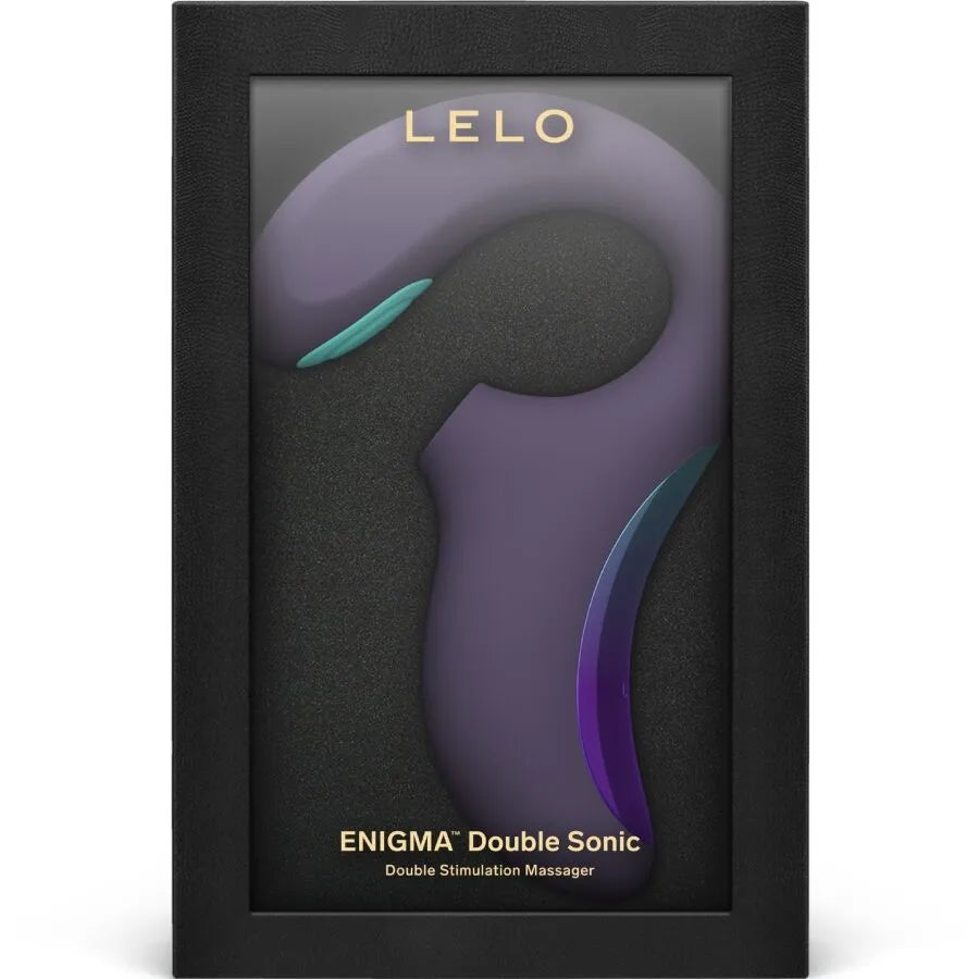 Vibromasseur Sonique Lelo Enigma Double Stimulation Point A Clitoris Cyber Violet Rechargeable Étanche Silicone Luxueux Sexe Intime Femme Couple