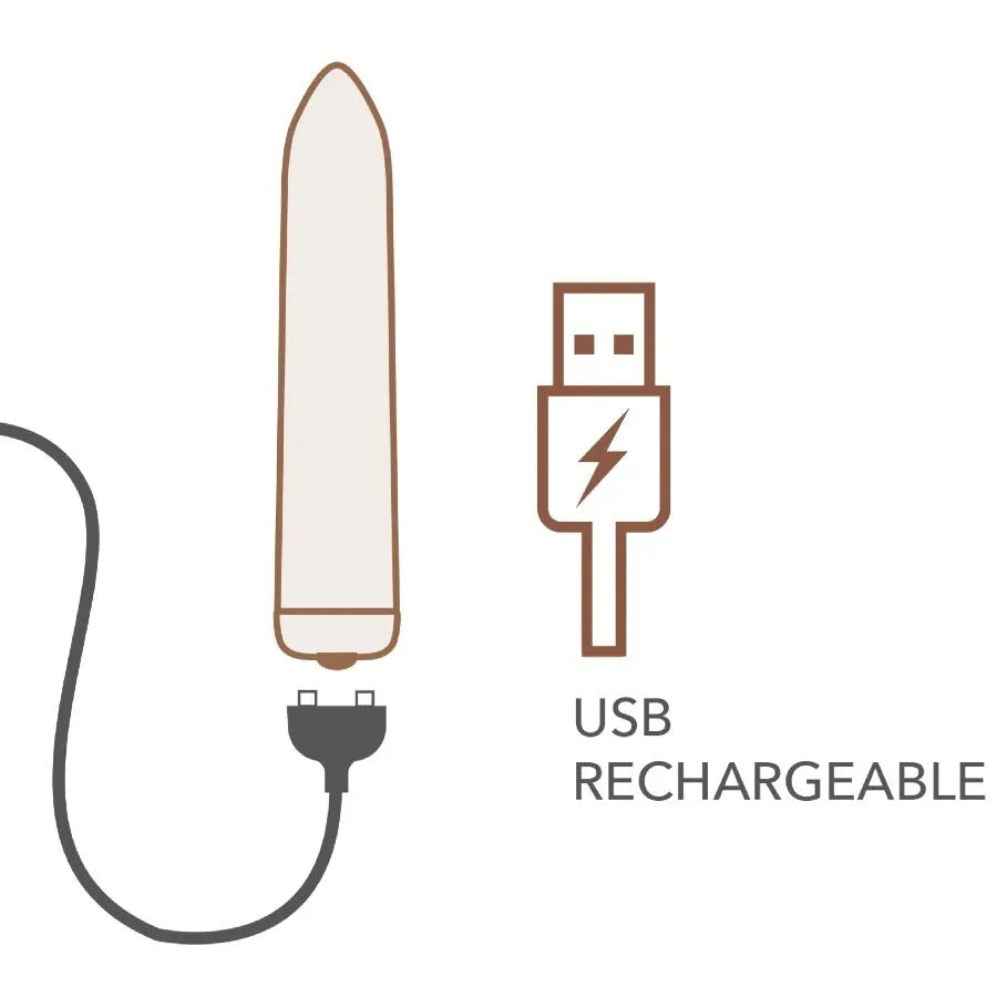 Vibromasseur rechargeable Rocks-Off stimulation ciblée design élégant rechargeable sans fil discret pour femmes hommes sextoy plaisir personnel couple