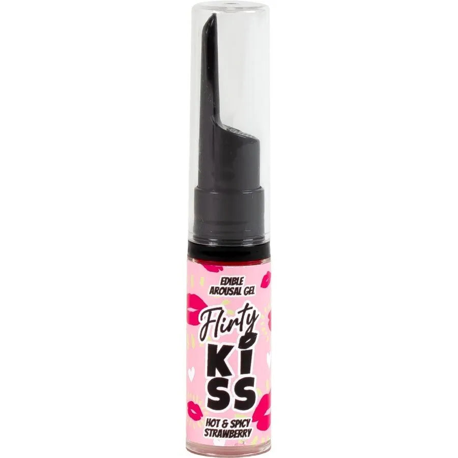 Secretplay Gels coquins Fraise & Menthe effets sexe oral 2 x 8g Flirty Kiss comestible