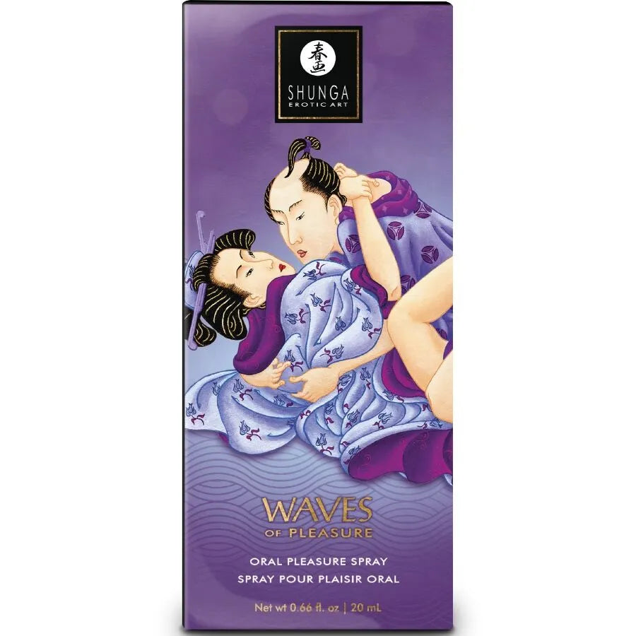 Shunga - Spray oral plaisir exotique fruits design japonais 20ml erotico art couple intimité