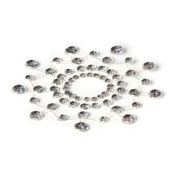 Bijoux tétons argent brillants, design circulaire élégant, finition scintillante pour soirées intimes femmes.