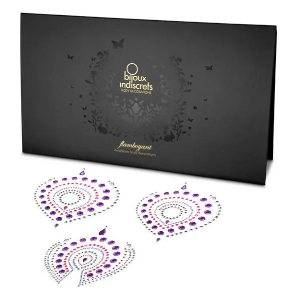 Bijoux Indiscrets Flamboyant Lilas Rose Intimes Sensualité Décoration Corporelle Lumineuse Finitions Soignées Confort Haute Qualité Occasions Spéciales Séduction Raffinée Élégance