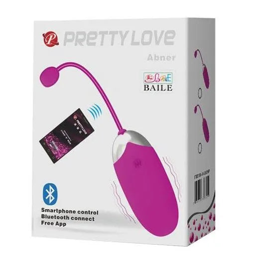 Oeuf vibrant connecté Bluetooth Pretty Love Application Abner stimulation intime sextoy silicone portable couple plaisir