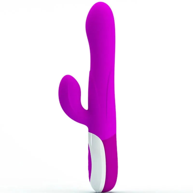 Vibromasseur gonflable rechargeable silicone haute qualité multi-vibrations Pretty Love Dempsey