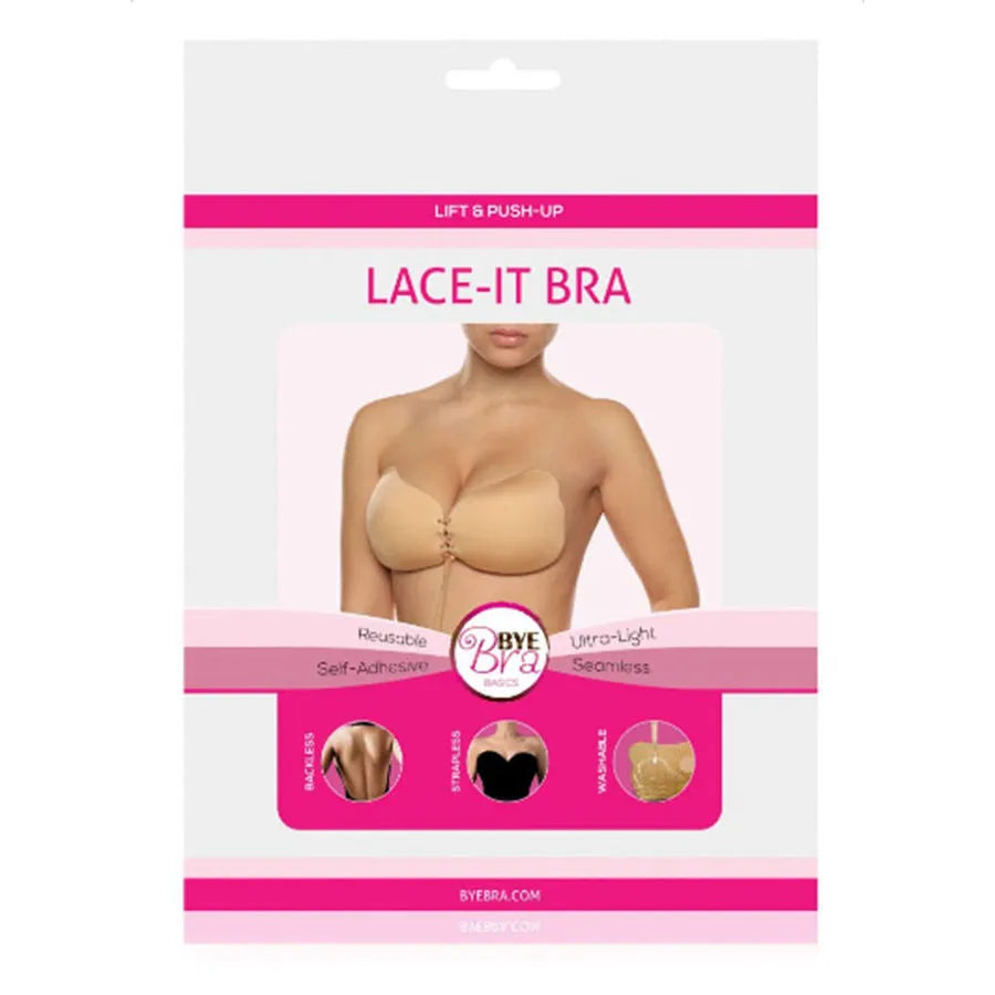 BYE-BRA - LACE-IT RENFORCEMENT PUSH-UP BEIGE