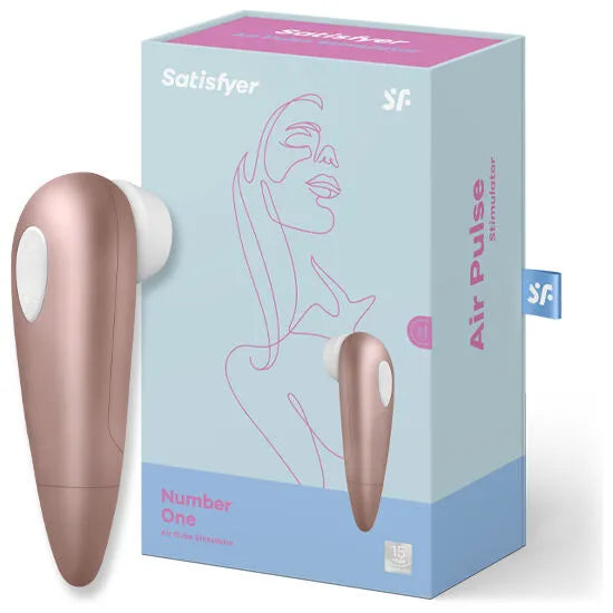 Satisfyer 1 vibromasseur étanche à ondes pression globe-trotter silicone