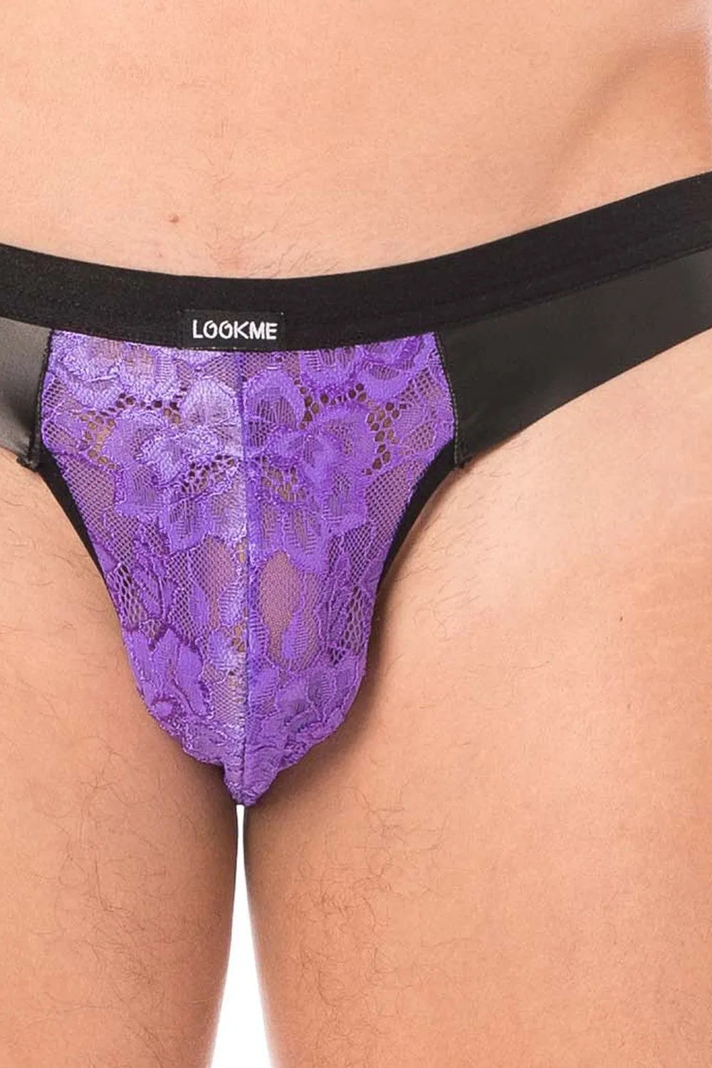 Jock Dentelle Violet Florale Pour Hommes
