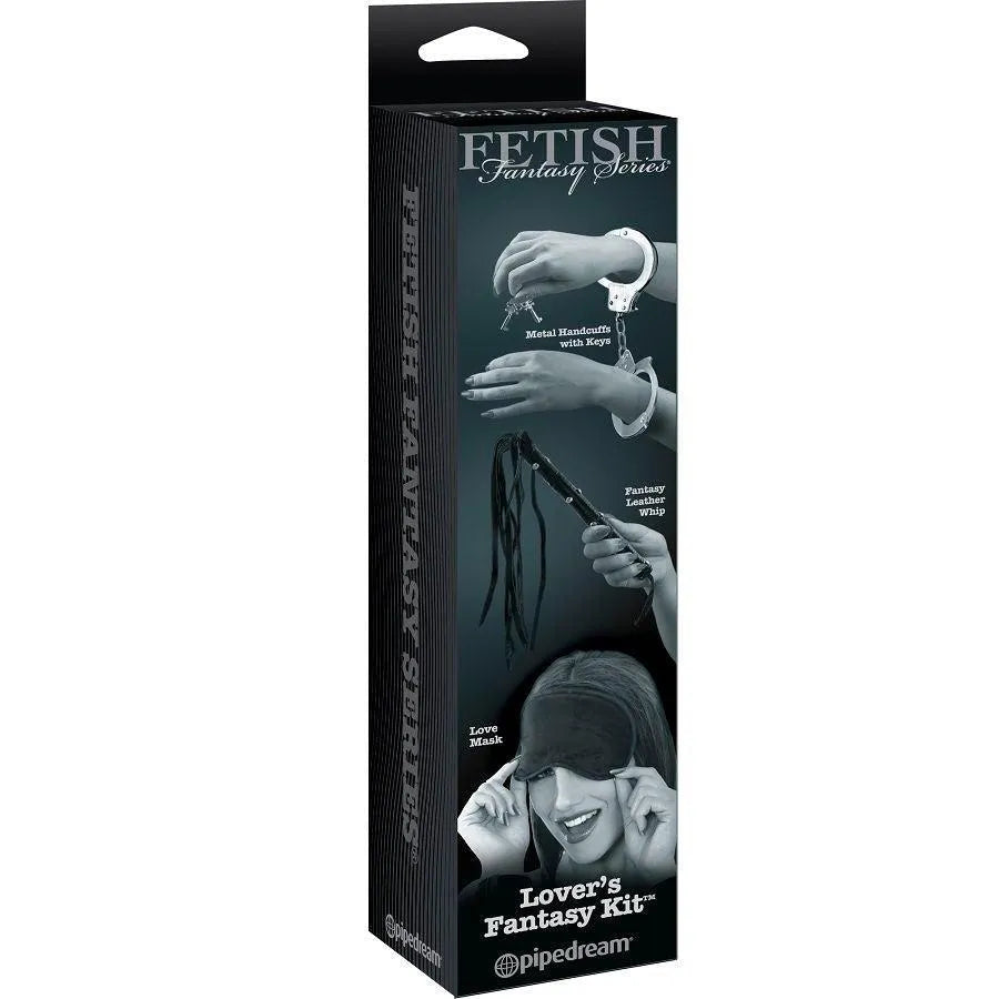 ensemble BDSM débutant queue chat cuir authentique menottes métal verrou clés masque satin confortable sensuel élégant initiation
