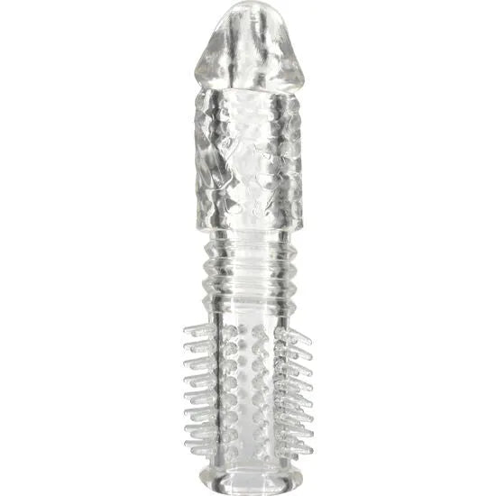 Manchon Pénien Texturé Transparent Pour Plaisir Accru