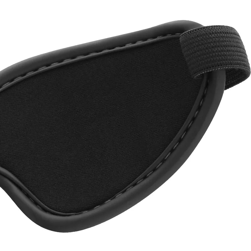 Masque Bdsm En Cuir Vegan Ajustable