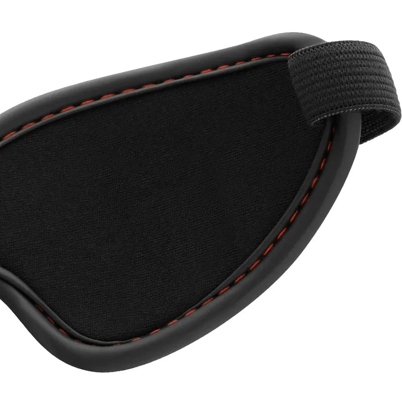 Masque Bdsm En Cuir Vegan Ajustable