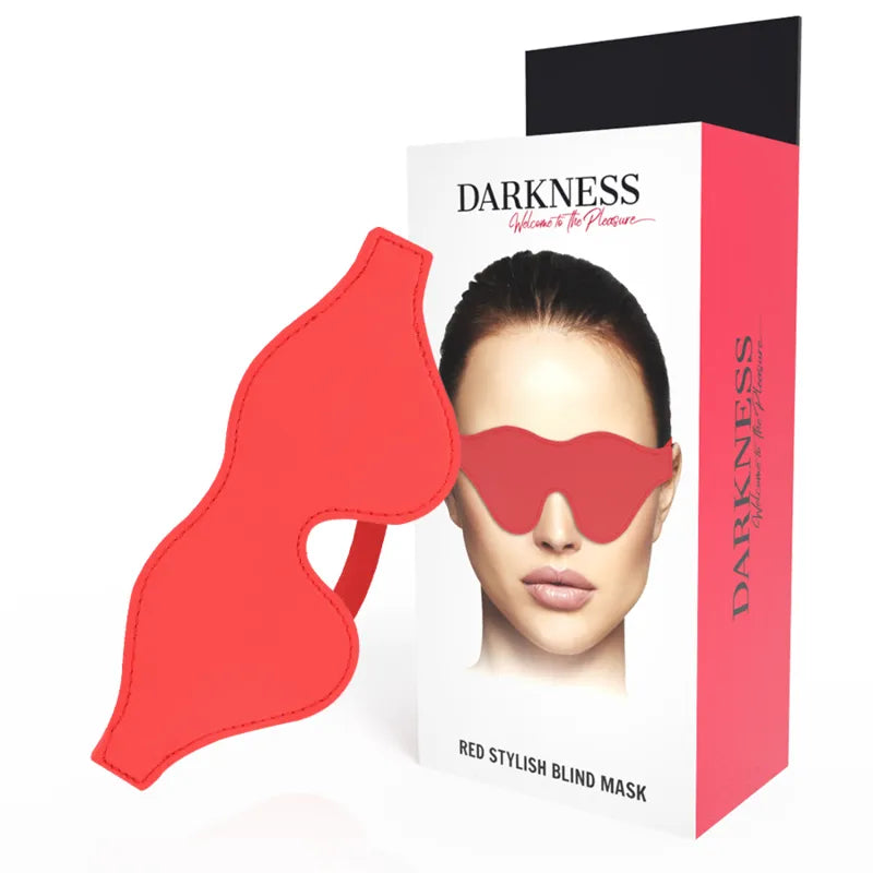 Masque Bdsm En Pvc Ajustable Pour Couples