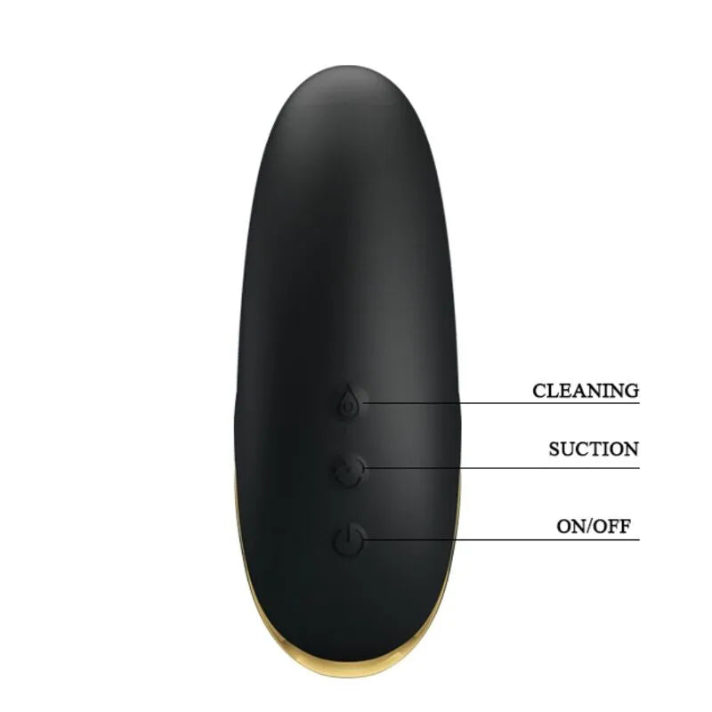 Masseur Par Aspiration Ergonomique Portable Noir