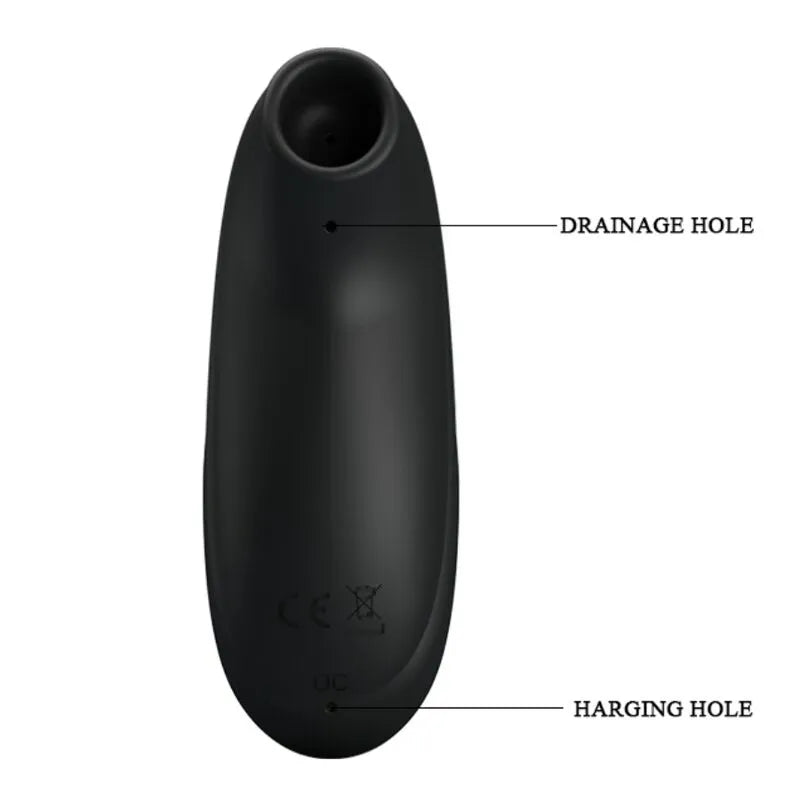 Masseur Par Aspiration Ergonomique Portable Noir