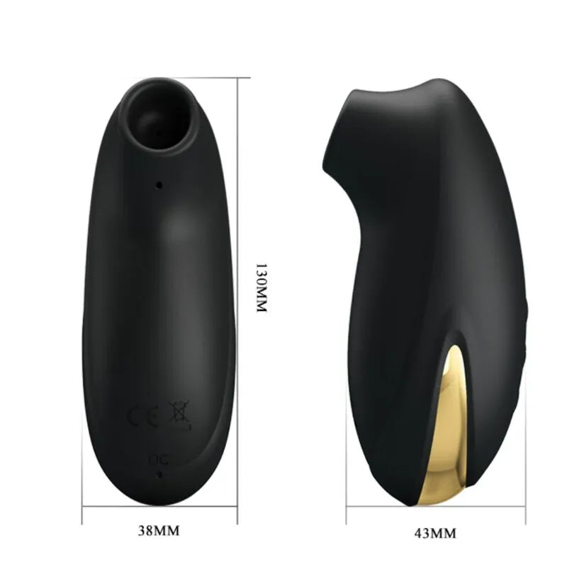 Masseur Par Aspiration Ergonomique Portable Noir