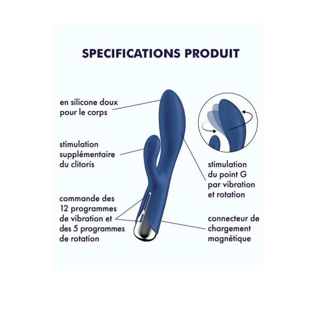 Masseur Étanche Pour Clitoris Et Point G Avec Rotations