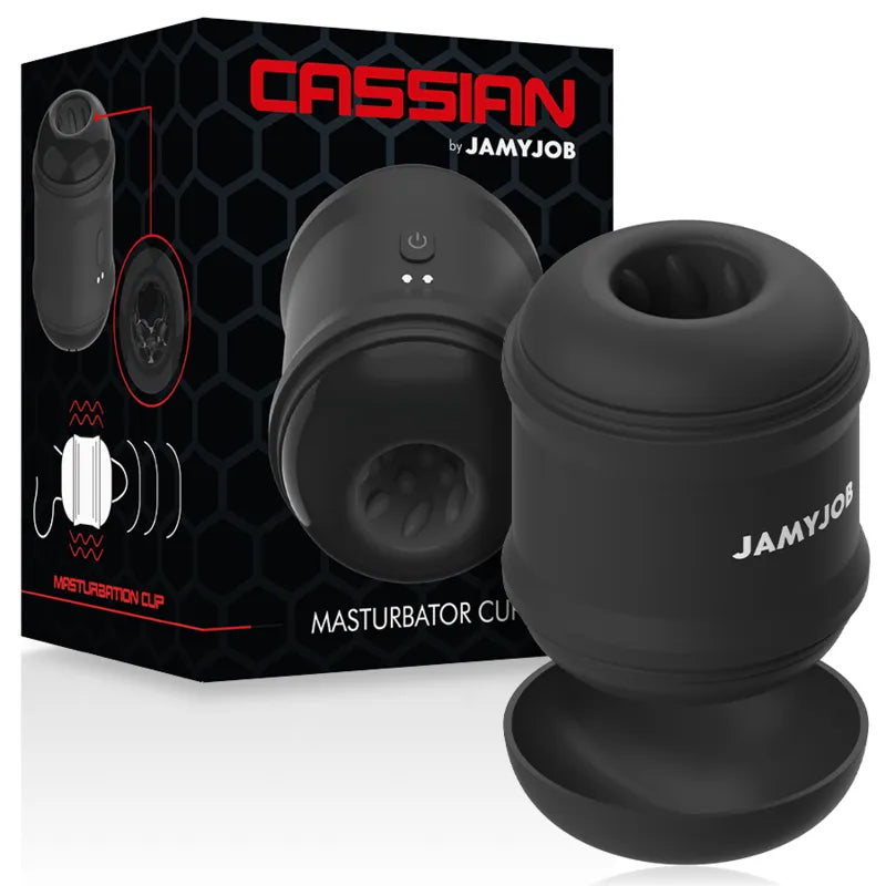 Masturbateur Compact Étanche Noir Jamyjob Cassian