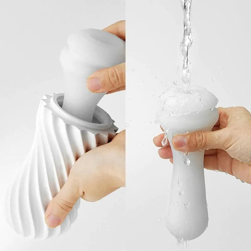 Masturbateur Spirale Élastomère Réutilisable Tenga