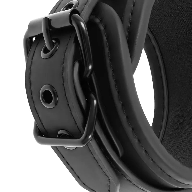 Menottes Bdsm Cuir Vegan Confort Ajustable