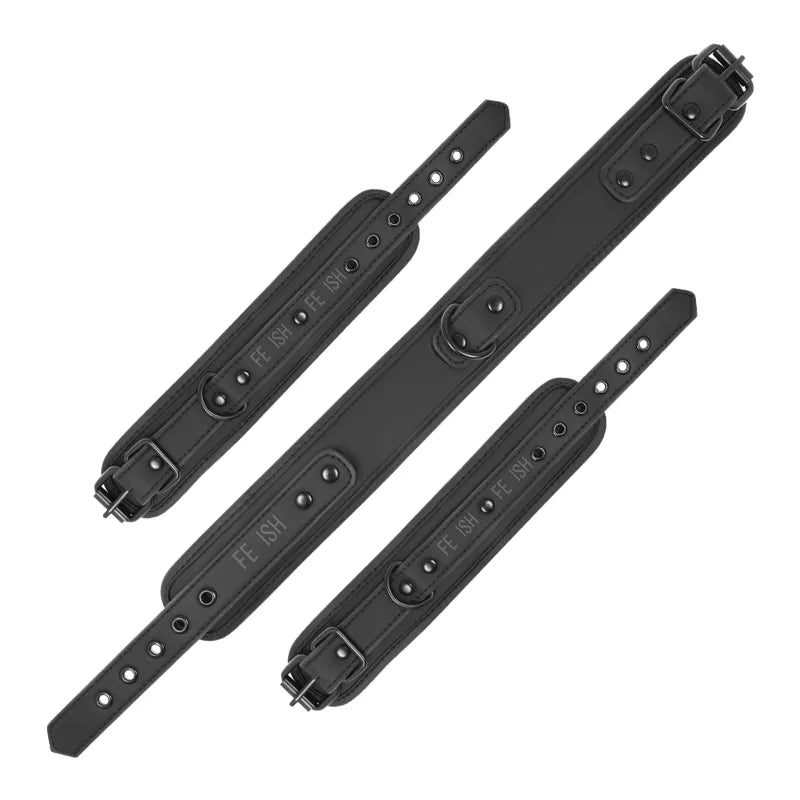 Menottes Bdsm Cuir Vegan Rembourrées