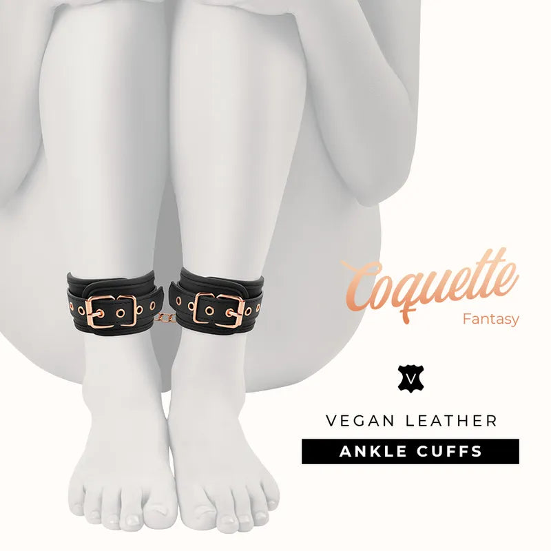 Menottes En Cuir Vegan Bdsm Confortables