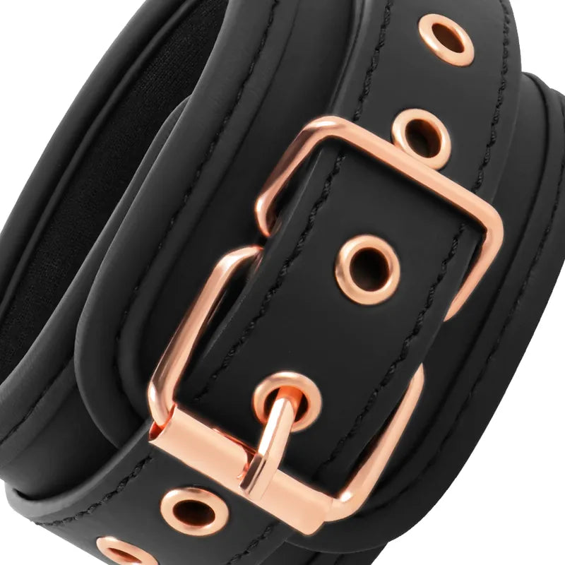 Menottes En Cuir Vegan Sans Nickel